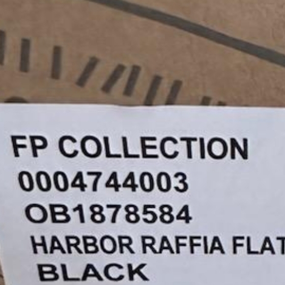 New Free People Harbor Raffia Flatform - Picture 3 of 7